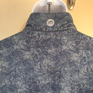 Southern Tide Men's blues detailed long sleeve 1/4 zip pullover Jacket XL shirt